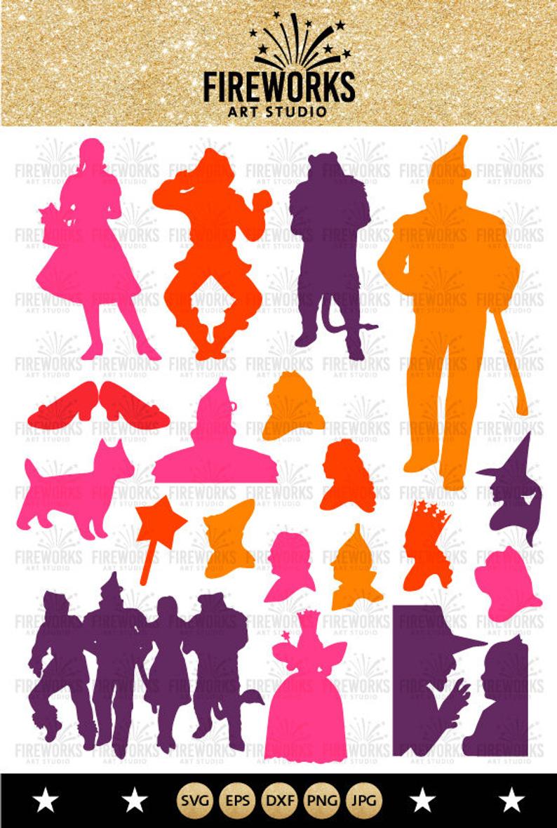 Wizard Of Oz Wizard Of Oz Silhouette Inspired Wizard Etsy. 