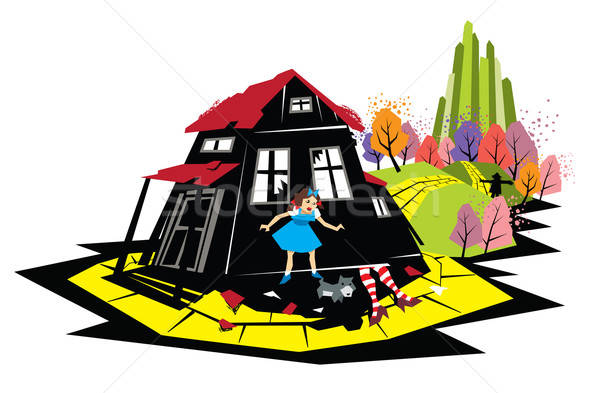 600x393 The Wizard From Oz Vector Illustration Srdjan Vukovic