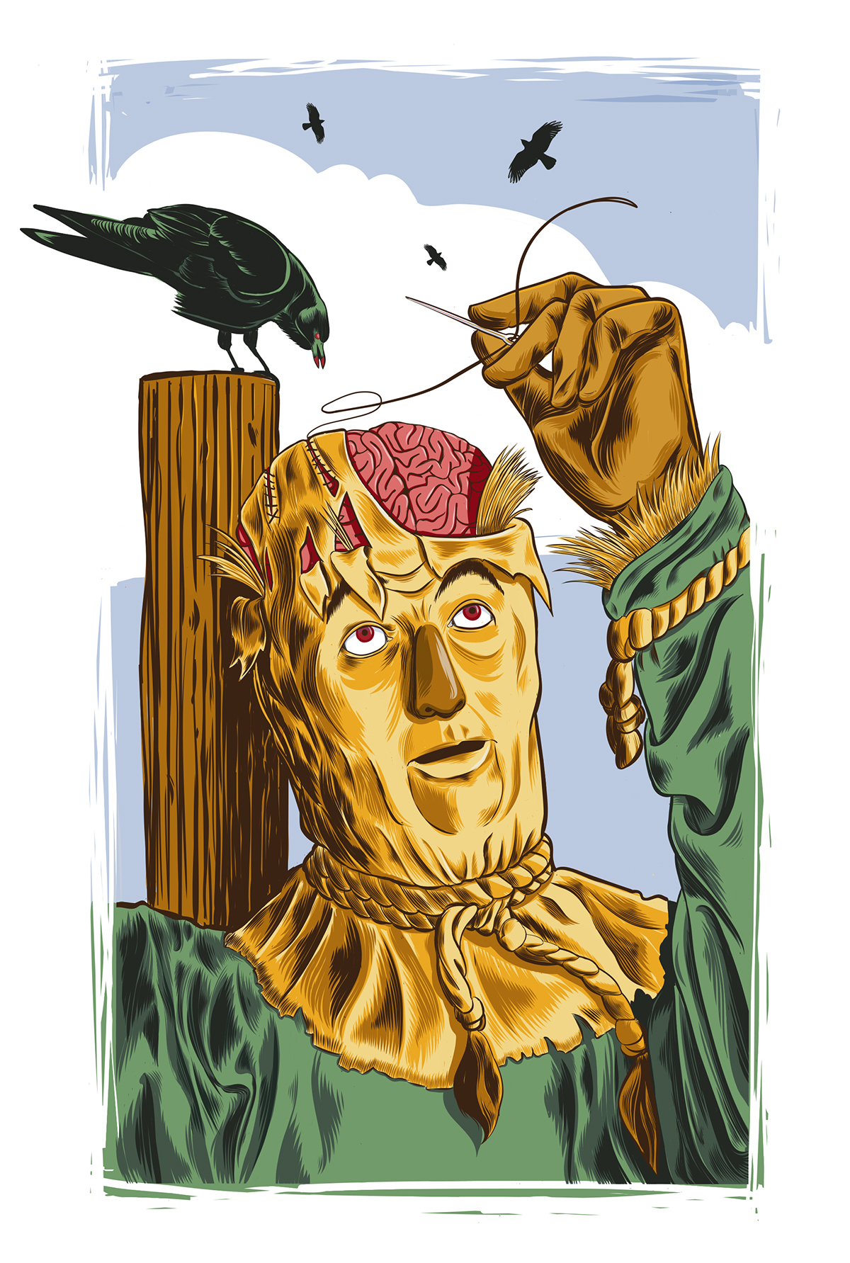 1200x1783 Nevermind Wizard Of Oz Vector Fan Art On Behance