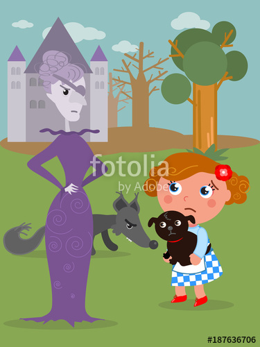 375x500 The Wonderful Wizard Of Oz The Wicked Witch Stock Image