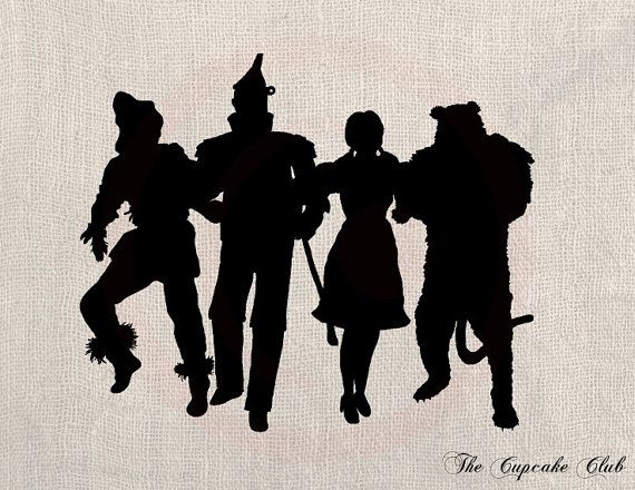 Wizard Of Oz Silhouette Clipart 570x440 Wizard Of Oz Silhouette Clipart
