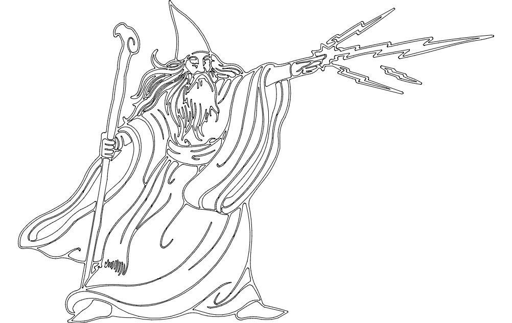Wizard Silhouette Graphic Design Vector 1002x633 Wizard Silhouette Graphic Design Vector
