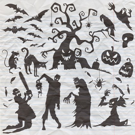 Happy Halloween Magic Collection, Witch, Wizard Attributes, Creepy 450x450 Happy Halloween Magic Collection, Witch, Wizard Attributes, Creepy