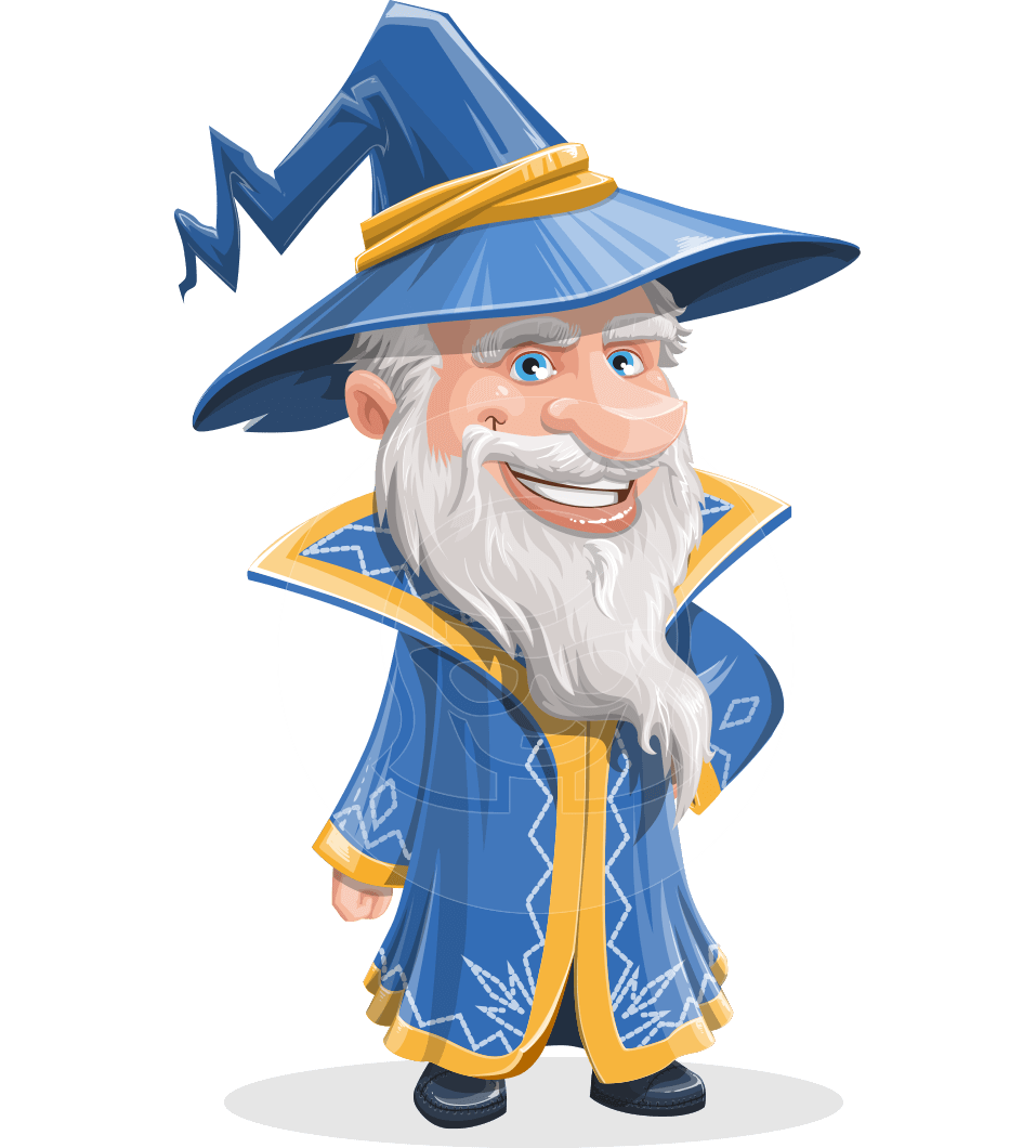957x1060 Wizard With A Hat Cartoon Vector Character Aka Waldo The Wise
