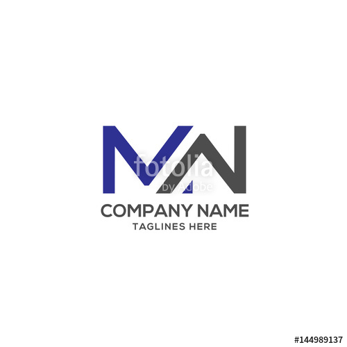 500x500 Wm Letter Logo Design Vector Illustration Template, W Letter Logo