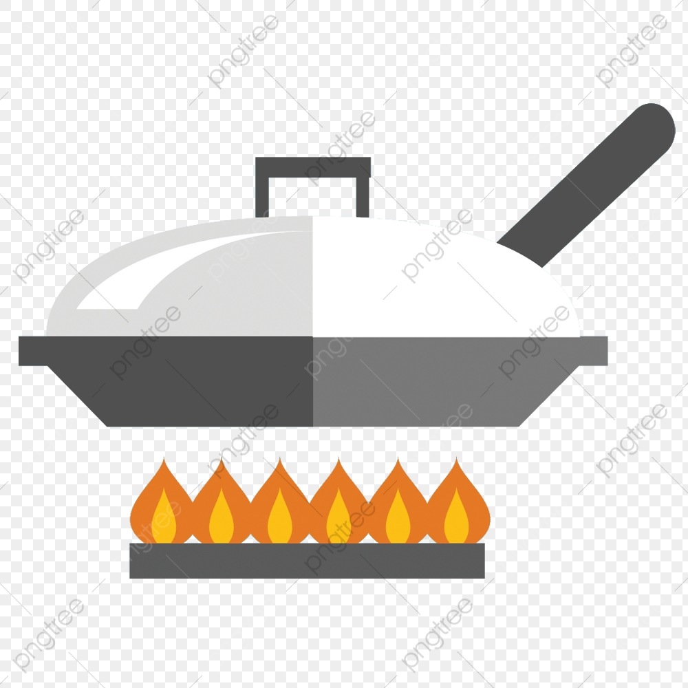 1000x1000 Vector Material Being Heated Wok, Vector, Vector Material