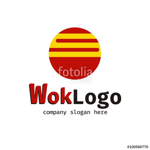 500x500 Vector Of Wok Icon Asian Frying Pan Symbols Icon Or Logo