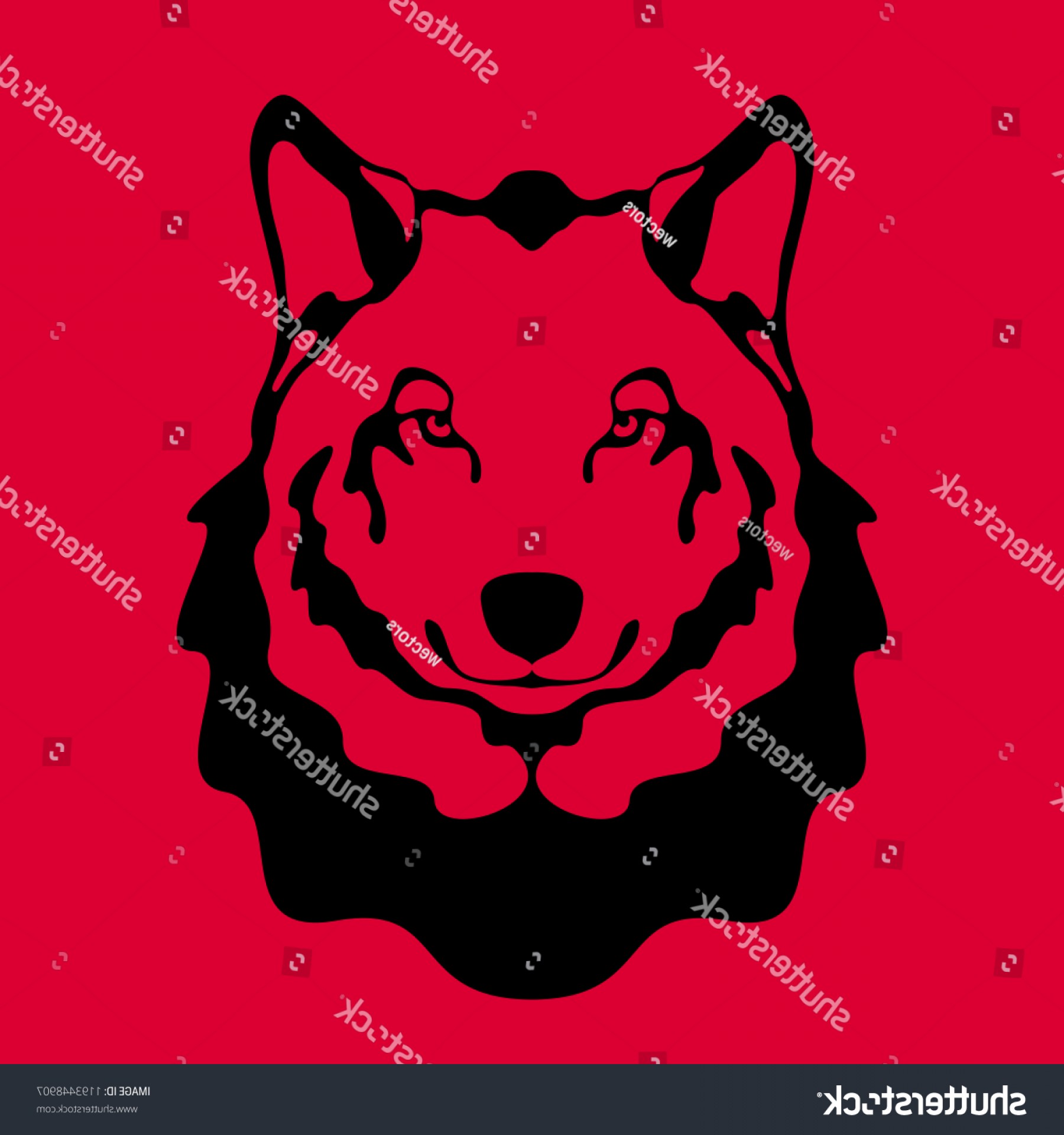 Wolf Face Vector Illustration Flat Style Sarahgardan 1800x1920 Wolf Face Vector Illustration Flat Style Sarahgardan