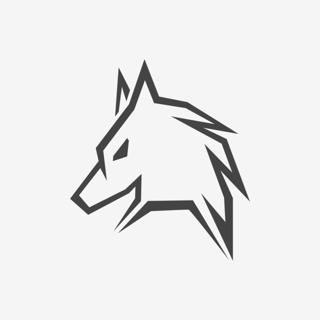 Wolf Head Silhouette Vector For Logo Or Icon Template For Free 640x640 Wolf Head Silhouette Vector For Logo Or Icon Template For Free