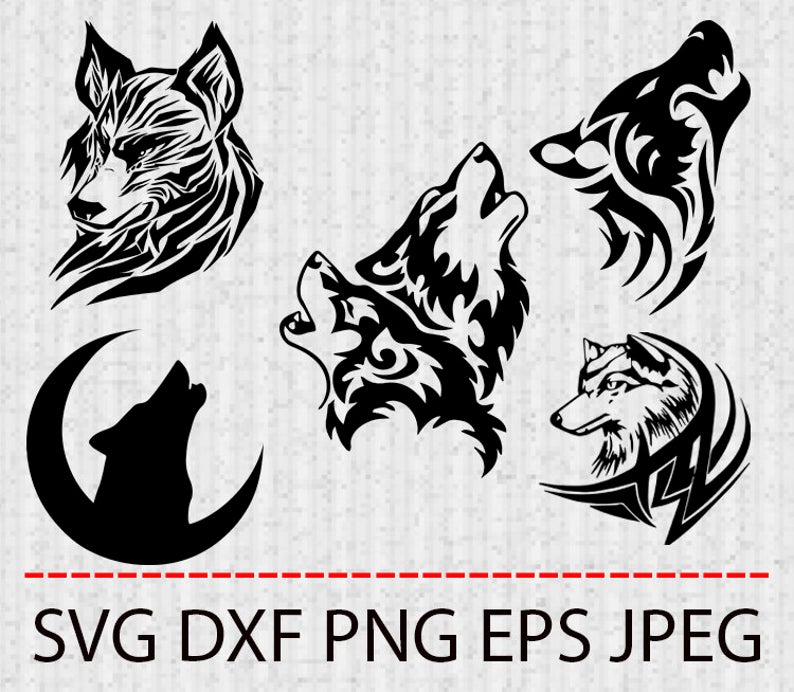 Free Free Layered Wolf Svg 934 SVG PNG EPS DXF File