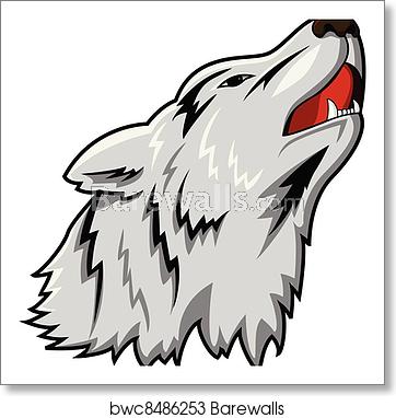 Wolf Head Vector, Art Print Barewalls Posters Prints 362x382 Wolf Head Vector, Art Print Barewalls Posters Prints