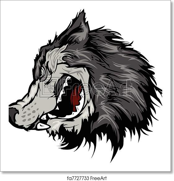 Wolf Head Vector at Vectorified.com | Collection of Wolf Head Vector ...