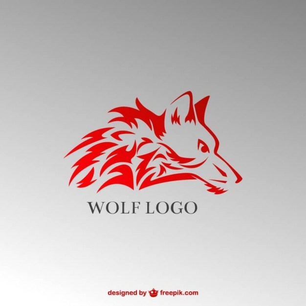 626x626 Wolf Logo Free Vector