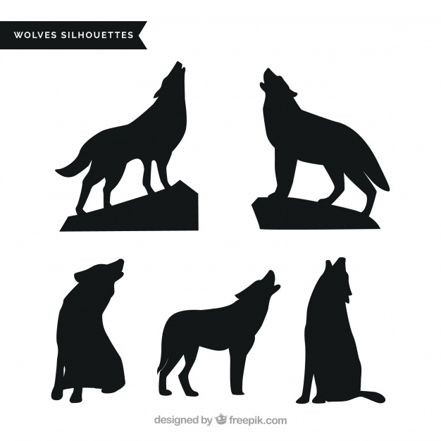 Download Wolf Pack Vector at Vectorified.com | Collection of Wolf ...