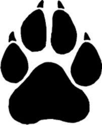202x247 German Shepherd Paw Print Dog Wolf Paw Print, Paw Print Clip