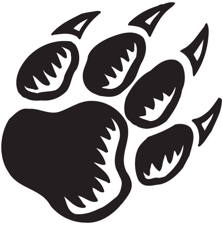 736x745 Wolf Paw Print Clip Art