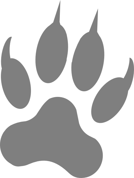 Wolf Paw Clipart 450x597 Wolf Paw Clipart