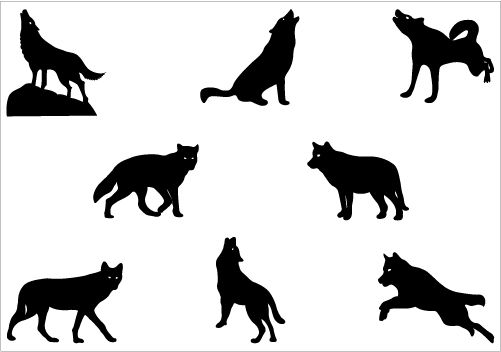 Wolf Silhouette Vector Graphics Silhouette Clip Art Wolf 501x352 Wolf Silhouette Vector Graphics Silhouette Clip Art Wolf