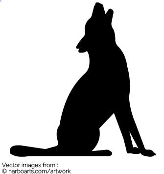 Download Howling Wolf Silhouette 335x355 Download Howling Wolf Silhouette