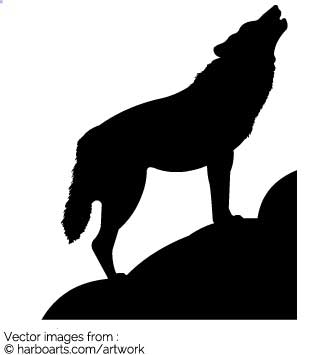 Download Howling Wolf On Hill 335x355 Download Howling Wolf On Hill