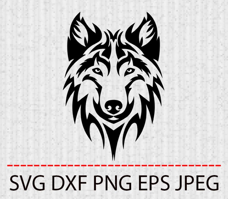 Wolf Head Clipart Tattoo Vector Layered Cutfile Silhouette Etsy 794x692 Wolf Head Clipart Tattoo Vector Layered Cutfile Silhouette Etsy