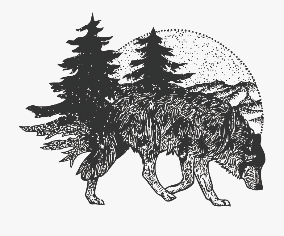 T Shirt Tattoo Vector Wolf Forest Free Frame 920x764 T Shirt Tattoo Vector Wolf Forest Free Frame