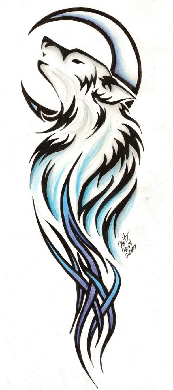 Tattoo Tribal Line Stencils Tribal Wolf Tattoo 600x1353 Tattoo Tribal Line Stencils Tribal Wolf Tattoo