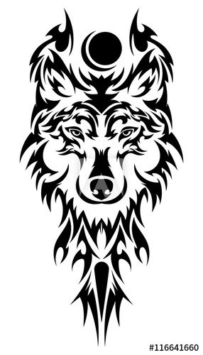 Wolf Tattoo Vector at Vectorified.com | Collection of Wolf Tattoo ...