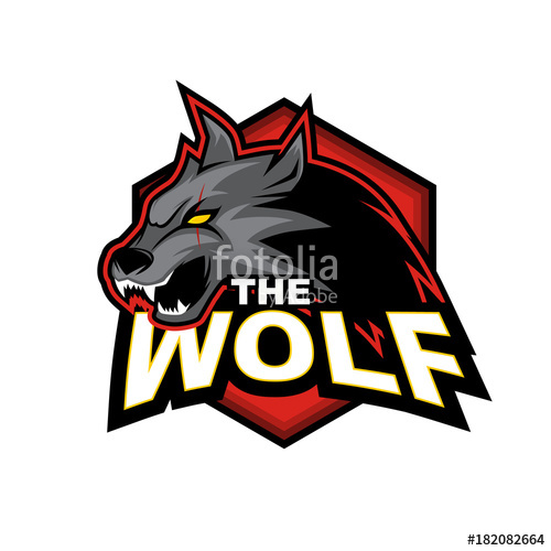500x500 The Wolf Vector Logo Design Stock Image And Royalty Free Vector