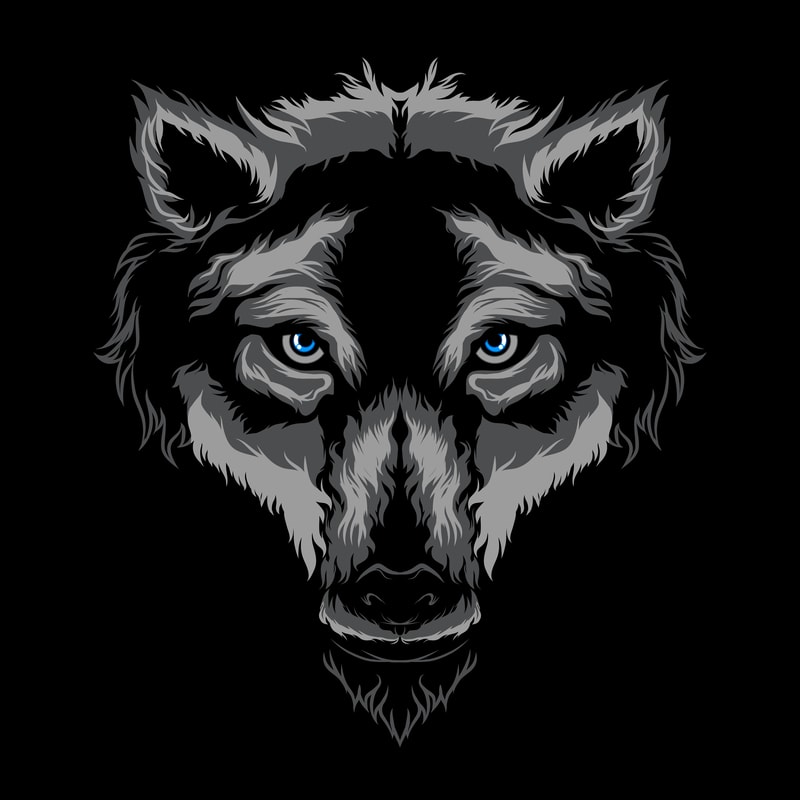 Wolf T Shirt Design Template Vector Art 800x800 Wolf T Shirt Design Template Vector Art