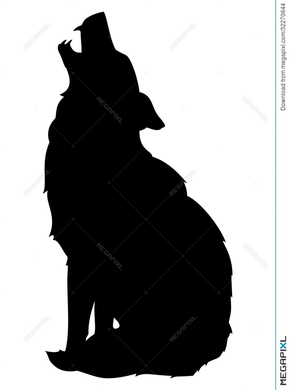 596x800 Wolf Vector Illustration