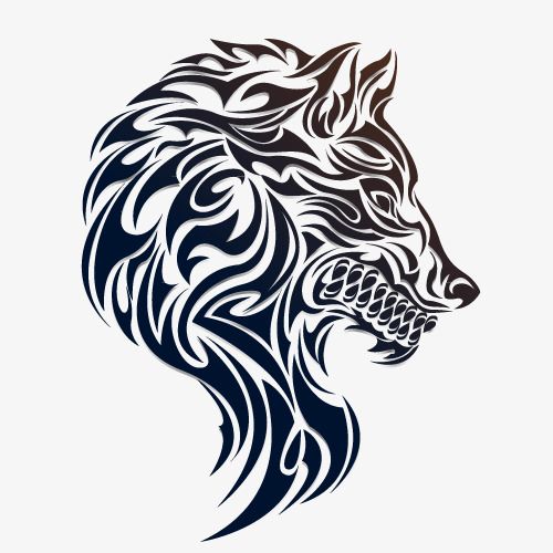 500x500 Texture Free Vector Stickers Wolf Creative, Texture Vector, Wolf