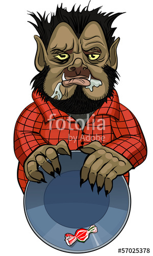 300x500 Halloween Wolfman Or Werewolf Stock Image And Royalty Free Vector