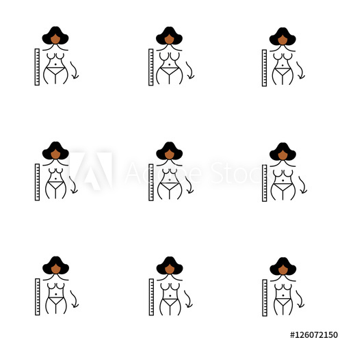 Woman Body Figure Size And Shape Vector Icon Set 500x500 Woman Body Figure Size And Shape Vector Icon Set