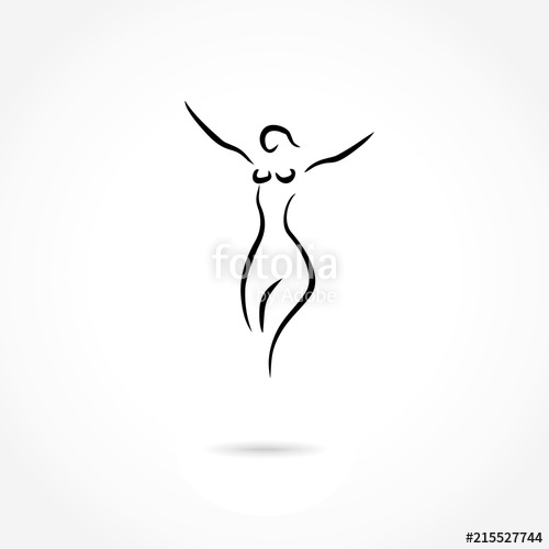 Woman Shape Body Icon Vector Stock Image And Royalty Free Vector 500x500 Woman Shape Body Icon Vector Stock Image And Royalty Free Vector