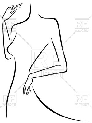 Outline Of Woman's Body Vector Image Of People Natareal 300x400 Outline Of Woman's Body Vector Image Of People Natareal