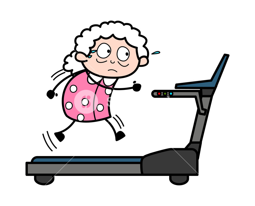 1000x809 Doing Exercise On Treadmill