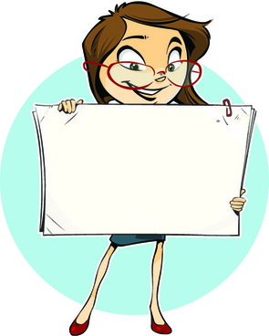 295x368 Business Woman Cartoon Free Vector Download