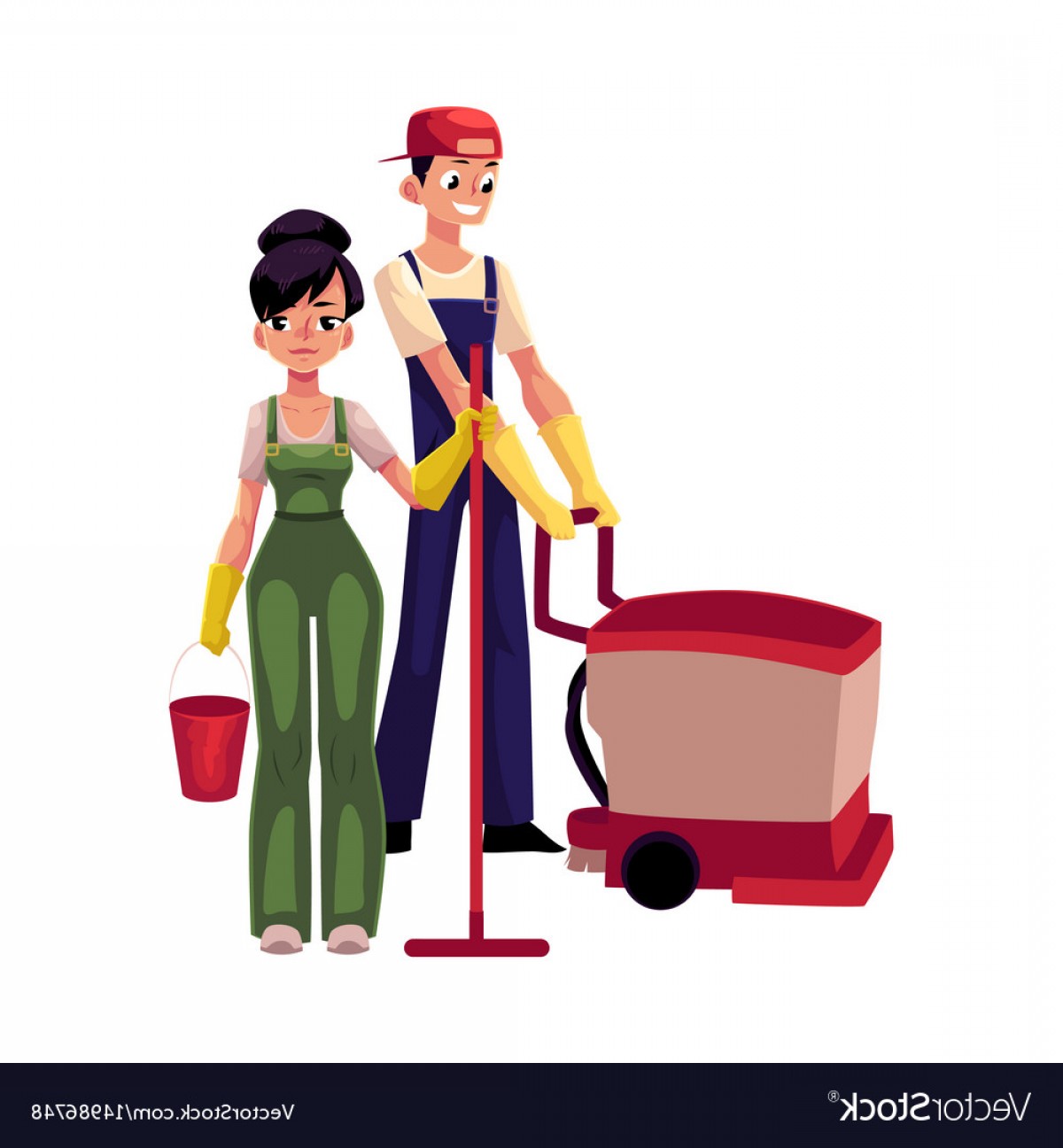 Girl With Mop And Bucket Man Using Floor Cleaning Vector Soidergi 1200x1296 Girl With Mop And Bucket Man Using Floor Cleaning Vector Soidergi