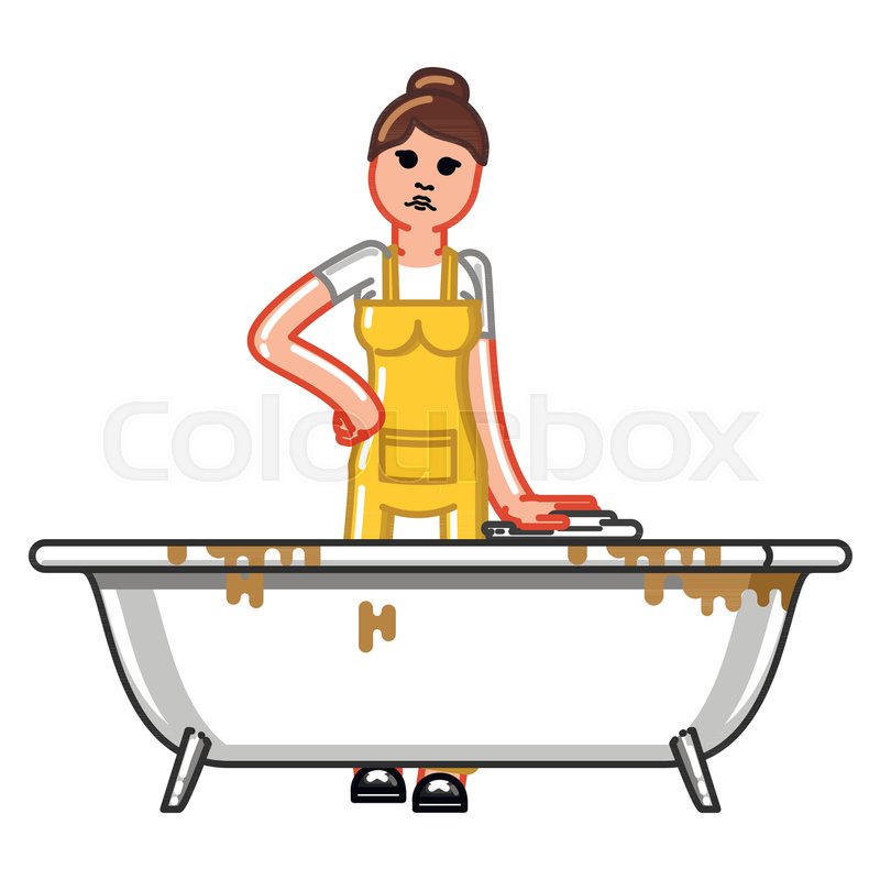Cleaning Service Woman Cleaning The Stock Vector Colourbox 800x800 Cleaning Service Woman Cleaning The Stock Vector Colourbox
