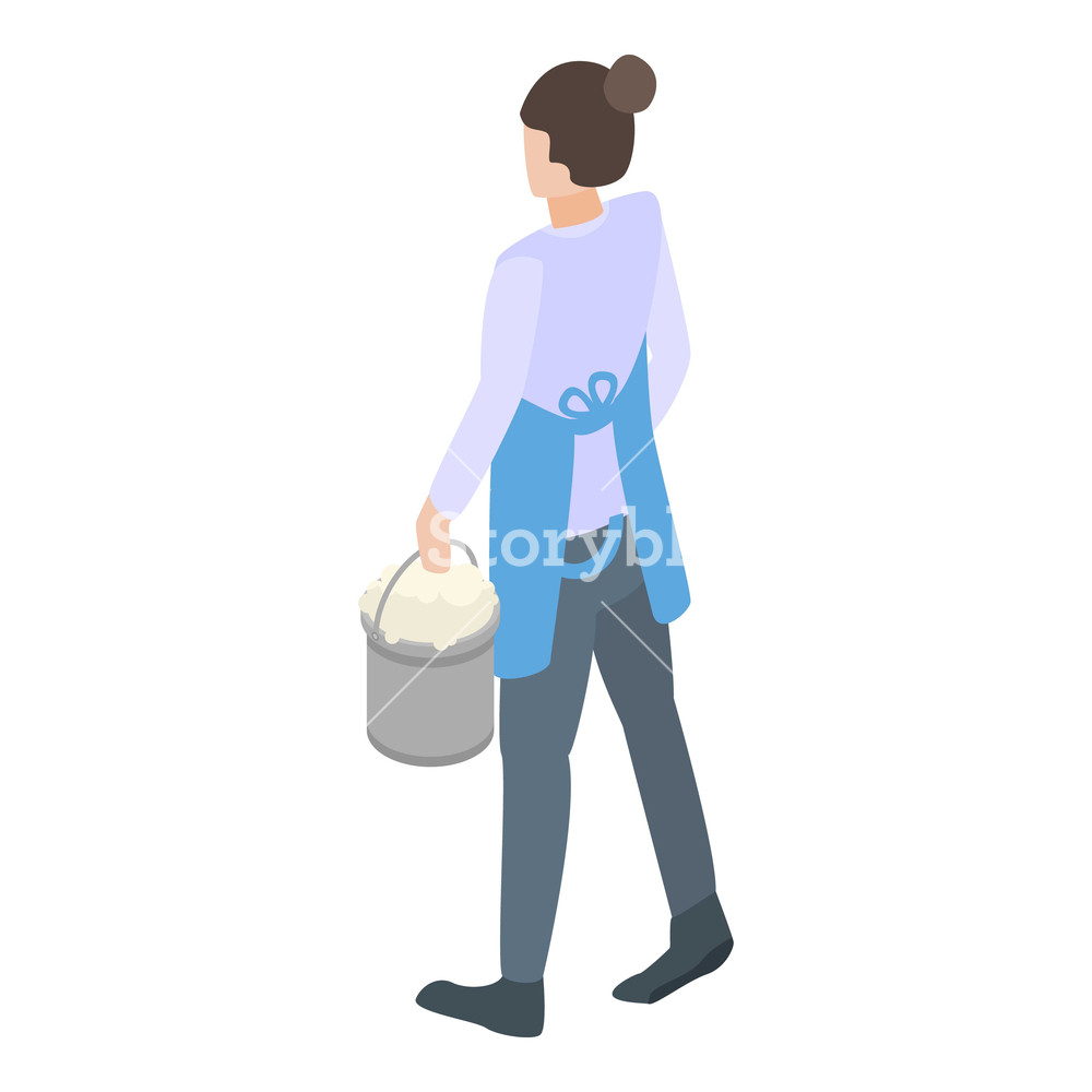 Cleaning Service Woman Icon Isometric Of Cleaning Service Woman 1000x1000 Cleaning Service Woman Icon Isometric Of Cleaning Service Woman
