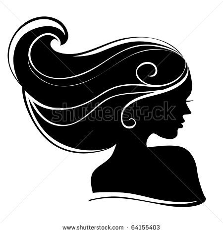 Hair Silhouette Vector Free Vector Download 450x470 Hair Silhouette Vector Free Vector Download