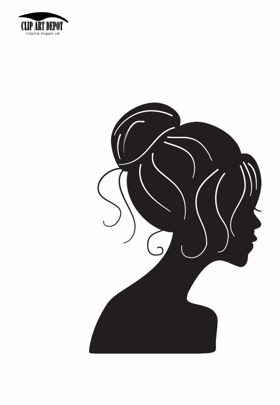 Woman Face Silhouette Clip Art 920x1332 Woman Face Silhouette Clip Art