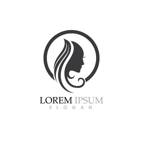 Beauty Women Face Silhouette Character Logo 490x490 Beauty Women Face Silhouette Character Logo