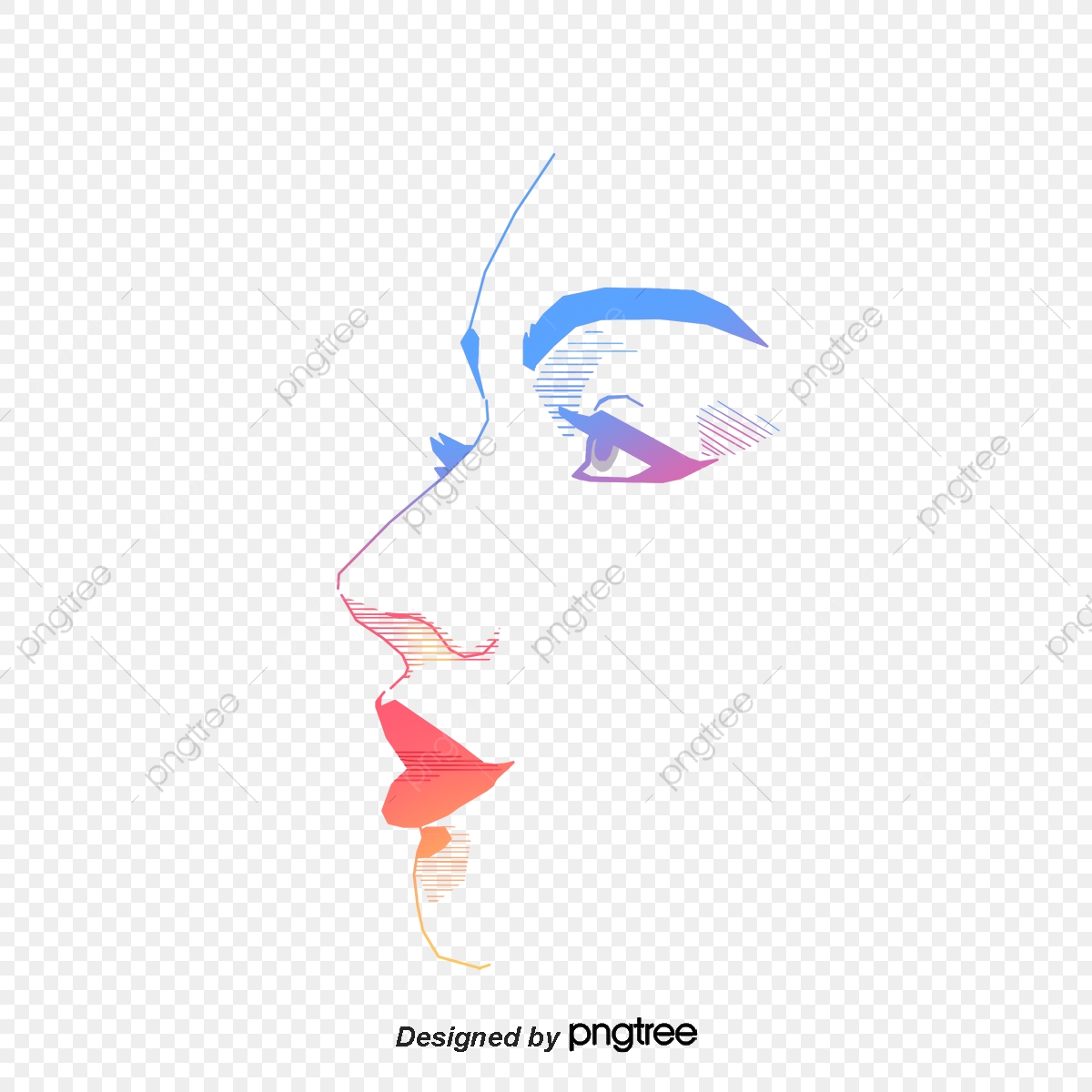 1200x1200 The Face Of A Vector Woman, Face Vector, Woman Vector, Face Png