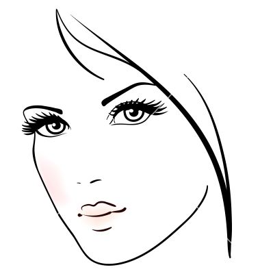 Beautiful Woman Face Vector 380x400 Beautiful Woman Face Vector