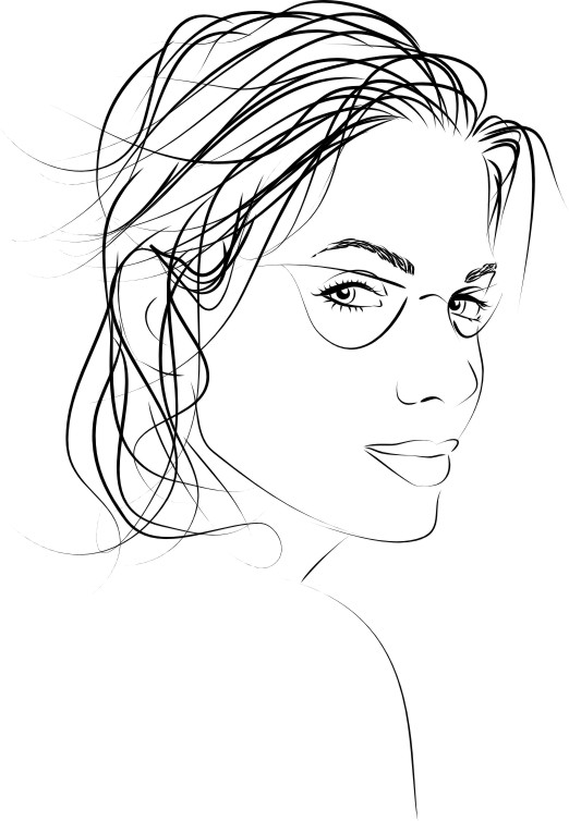 Beauty Women Face Vector Illustration Free Vector Cdr Download 522x754 Beauty Women Face Vector Illustration Free Vector Cdr Download