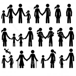 300x300 Stock Illustration People Man Woman Couple Family Old Couple Stick