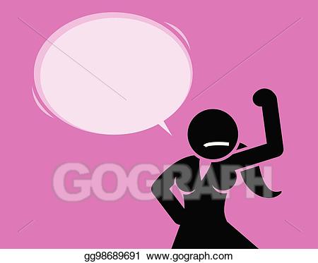 Woman Fist Vector