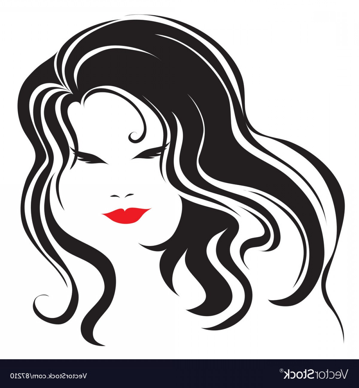 Woman Hair Vector at Vectorified.com | Collection of Woman Hair Vector ...